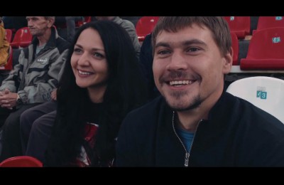 Евгений Бабурин на домашнем матче ФК «Волга»